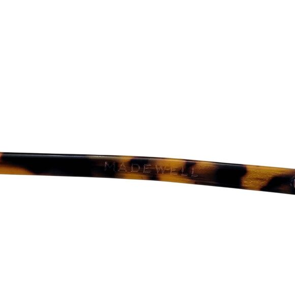 Madewell Layton Tortoise Shell Sunglasses with NEW Soft Leather Case - Picture 12 of 15